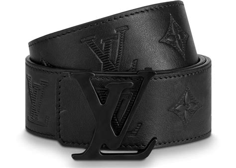 black lv mens belt